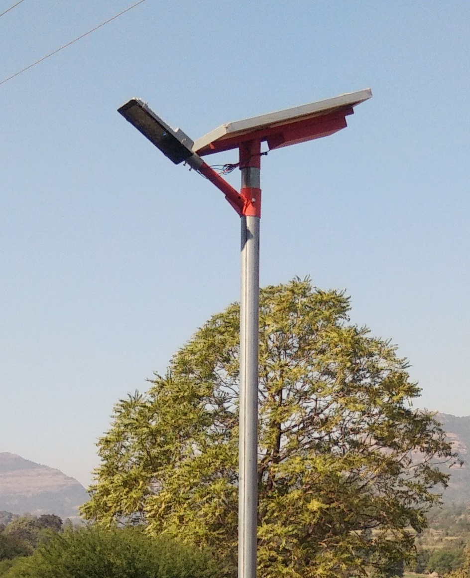 Solar Street Light System - 24Watt (LiFePO4 Battery Pack)